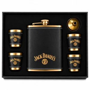 Комплект манерка с четири чаши Jack Daniel's