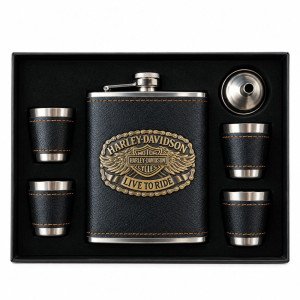 Подаръчен комплект манерка Harley-Davidson