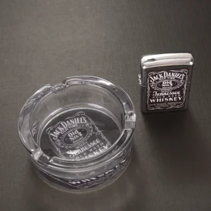 Подаръчен комплект запалка и пепелник Jack Daniels