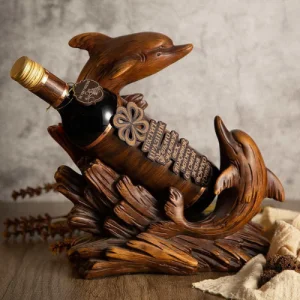 Статуетка на Делфини - Стойка за Вино