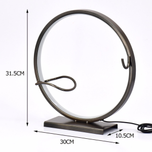 Метална поставка за бутилка с LED светлина