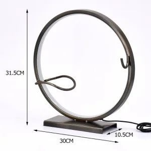 Метална поставка за бутилка с LED светлина