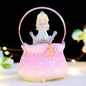 Музикално Преспапие "Ангелче" със Светлини и Сняг