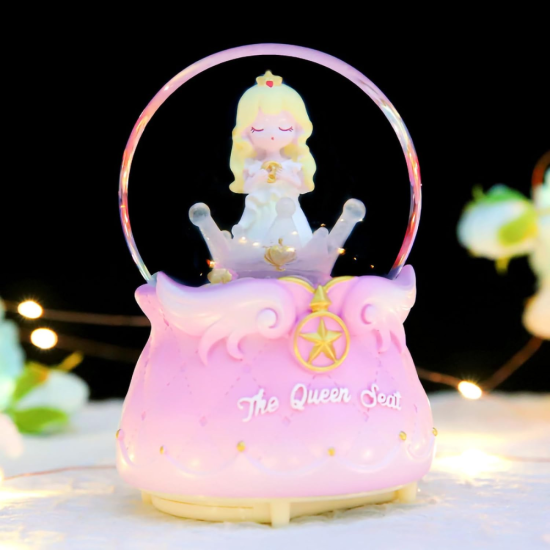 Светещо преспапие, което сменя цветовете си и свири 5 различни нежни мелодии