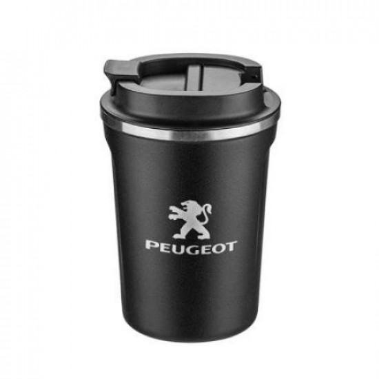 Термо чаша с лого на Peugeot на супер цена от Neostyle.bg