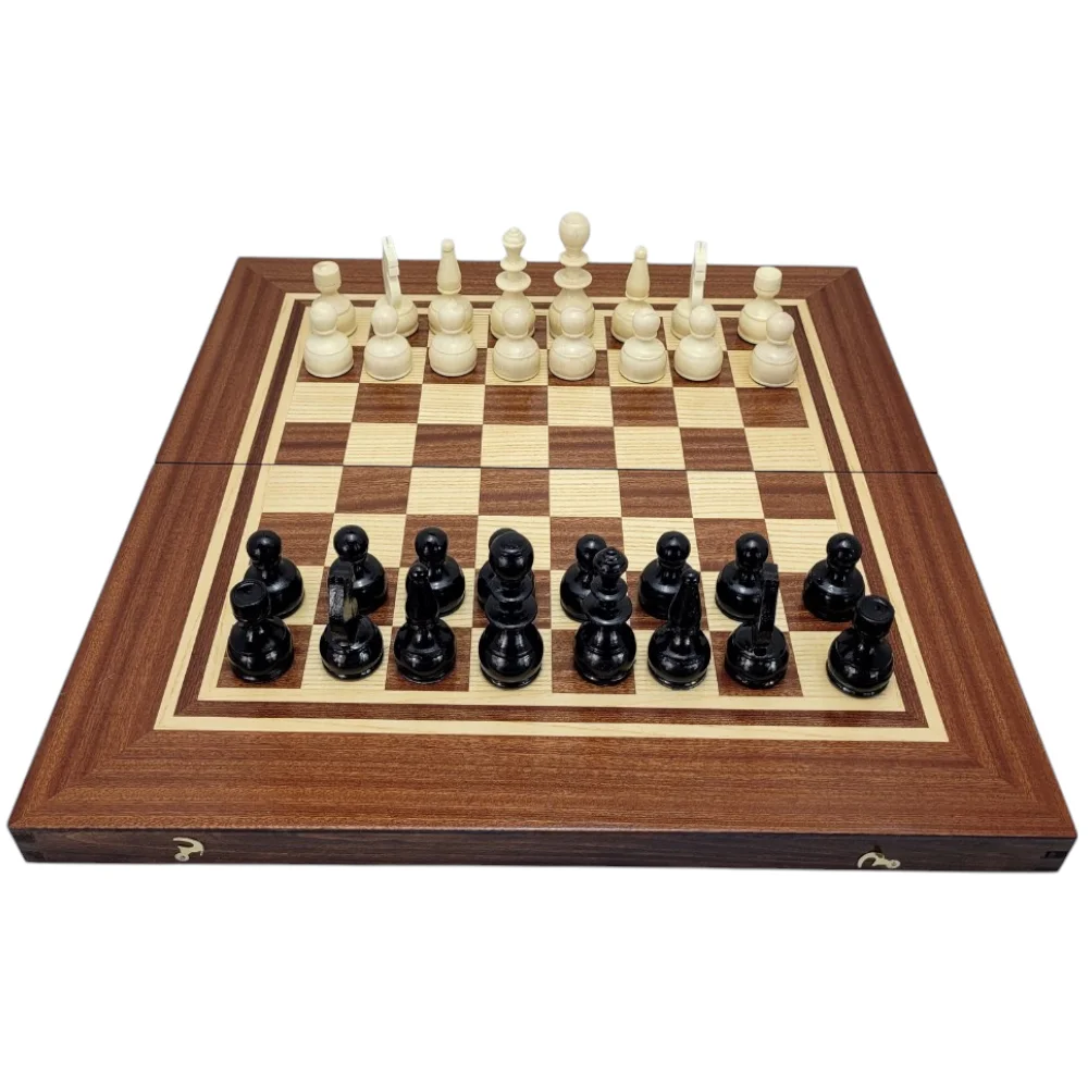 Луксозен дървен шах