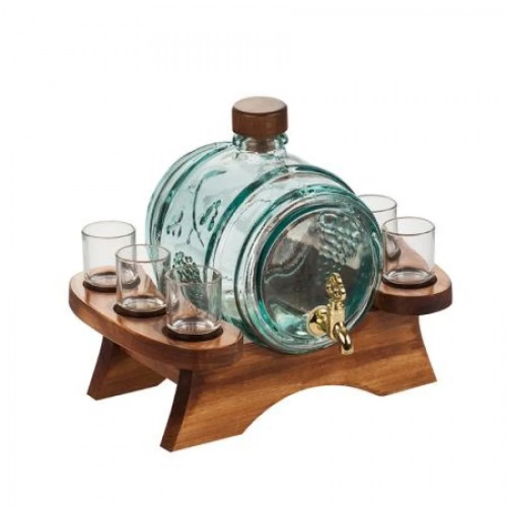 Сет буре с чешмичка и чаши