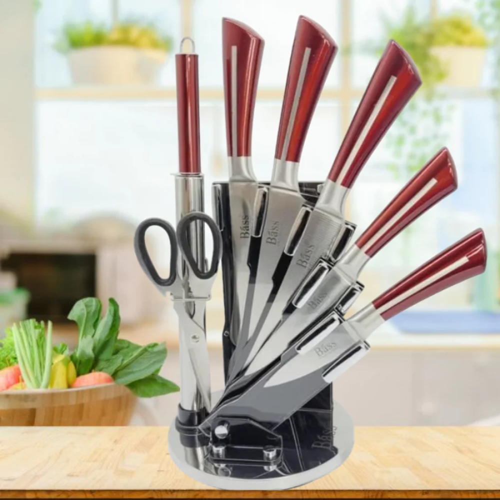 Качествен комплект ножове за кухня Bass